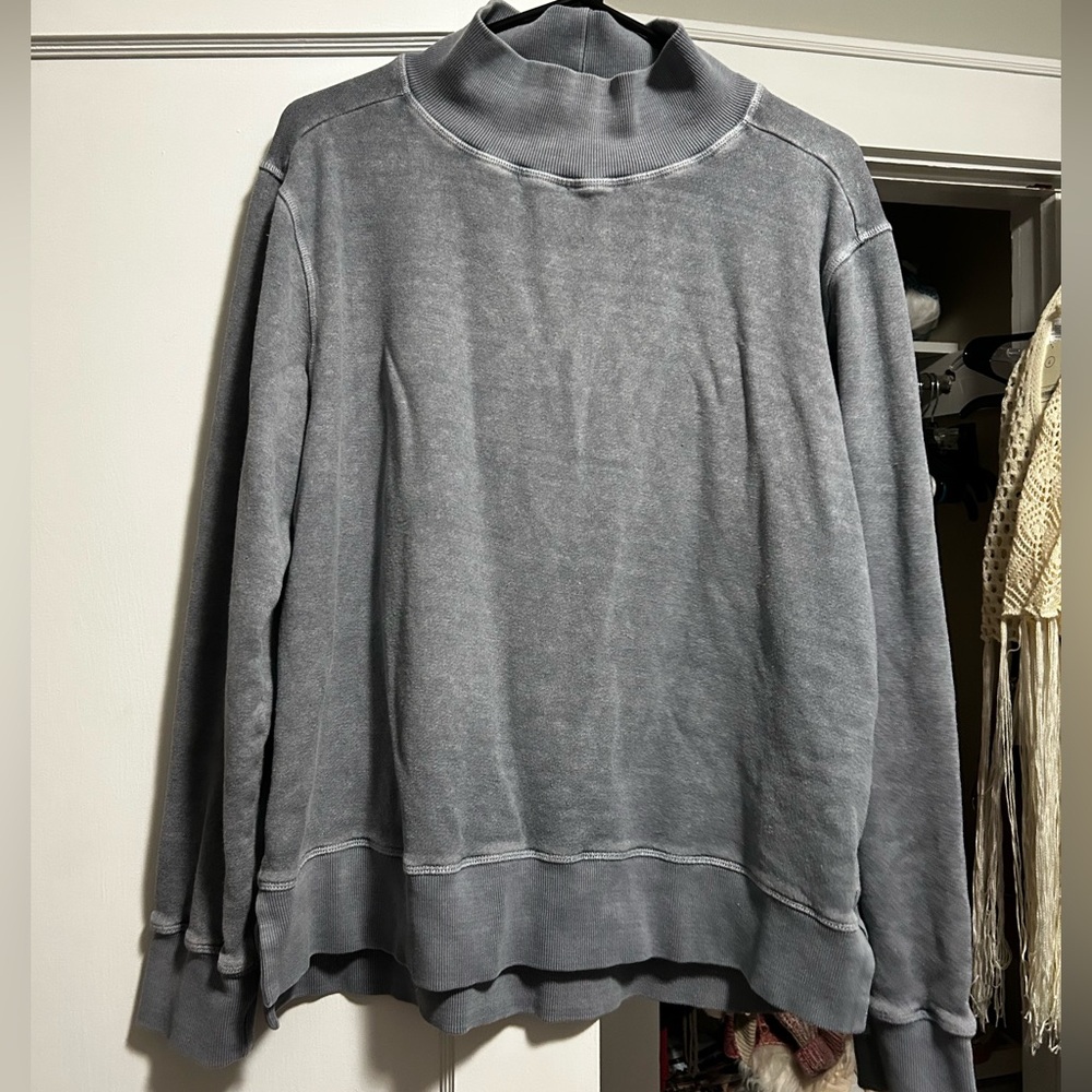 Toad&Co Women’s Charcoal Turtleneck Sweater